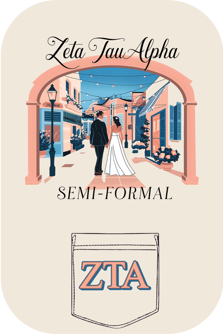 Custom Zeta Tau Alpha Semi-Formal