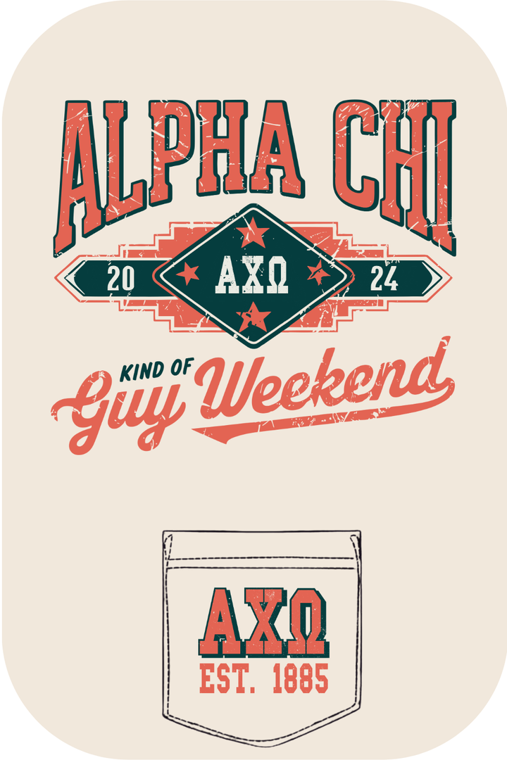 Custom Alpha Chi Kind Of Guy Weekend