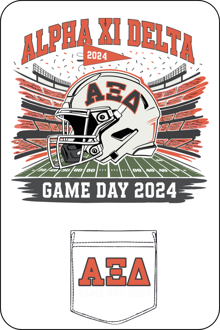 Custom Alpha Xi Delta Gameday Football Stadium