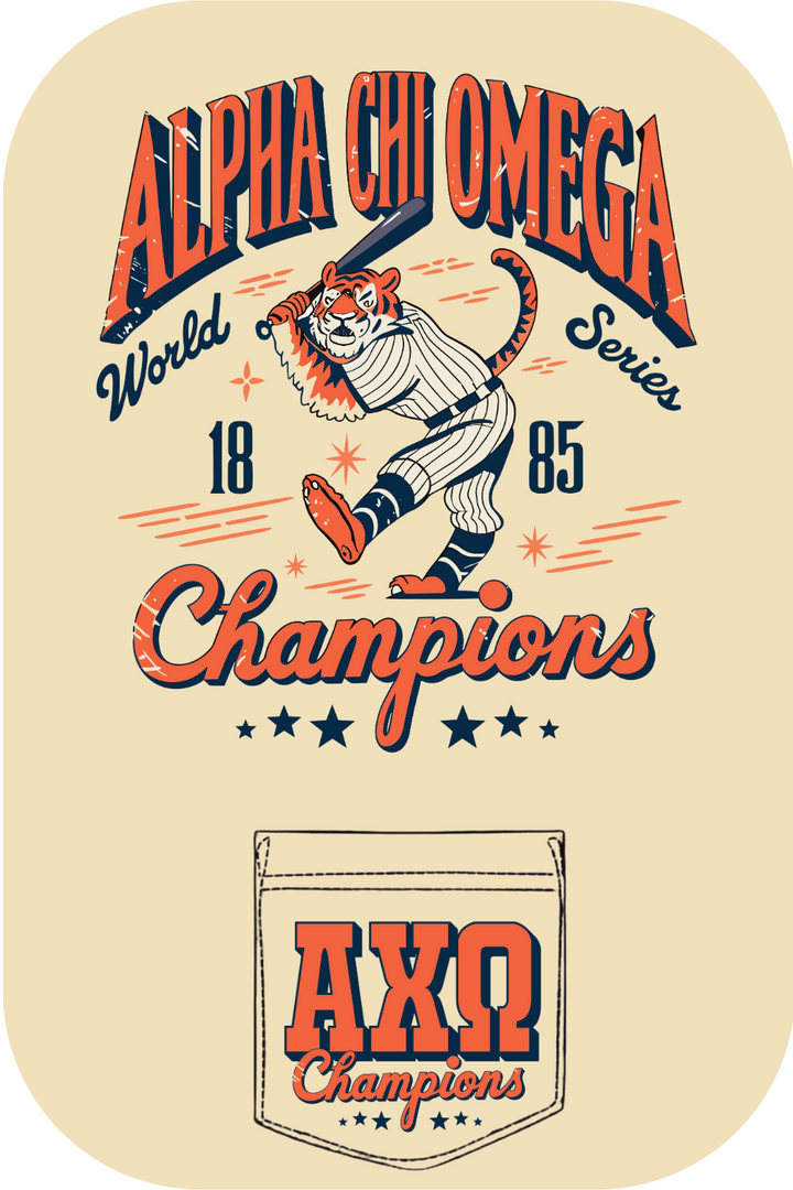 Custom Alpha Chi Omega Champions