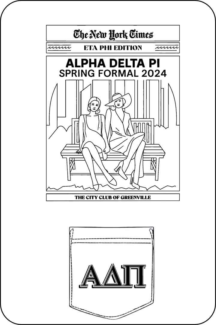 Custom Alpha Delta Pi Spring Formal