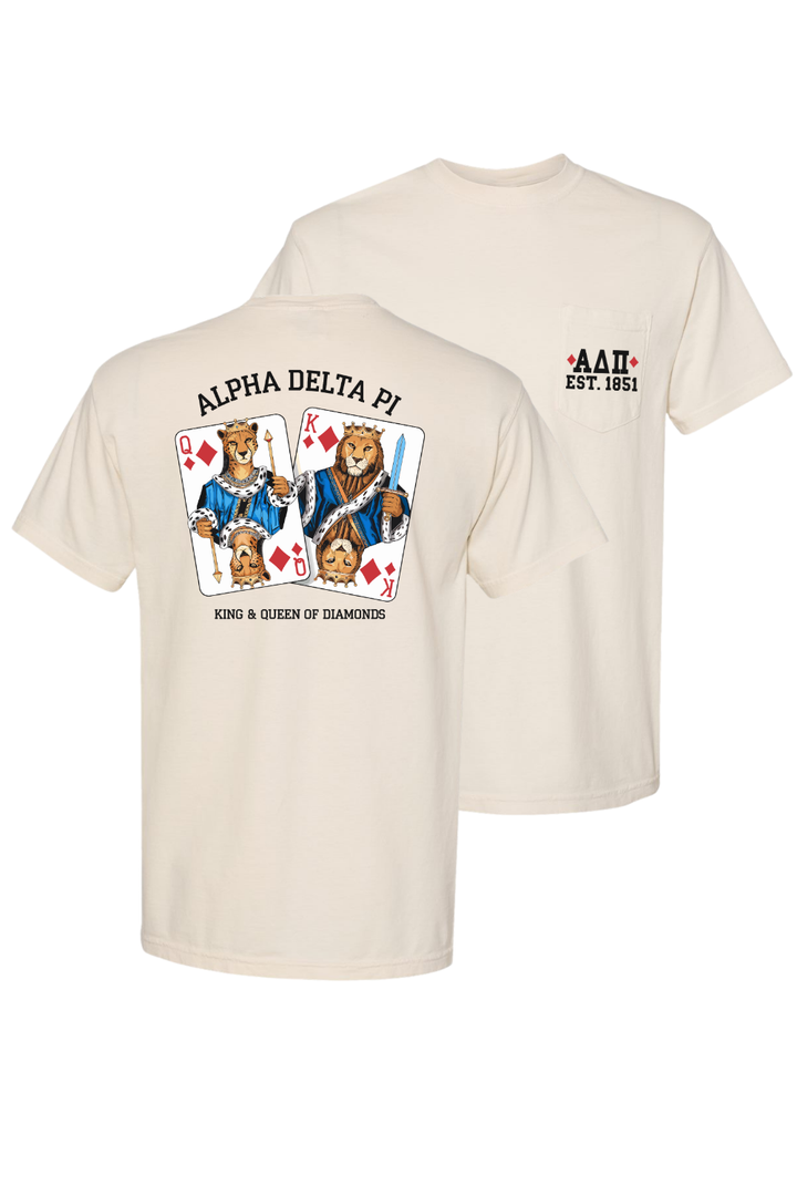 Custom Alpha Delta Pi King & Queen Of Diamonds
