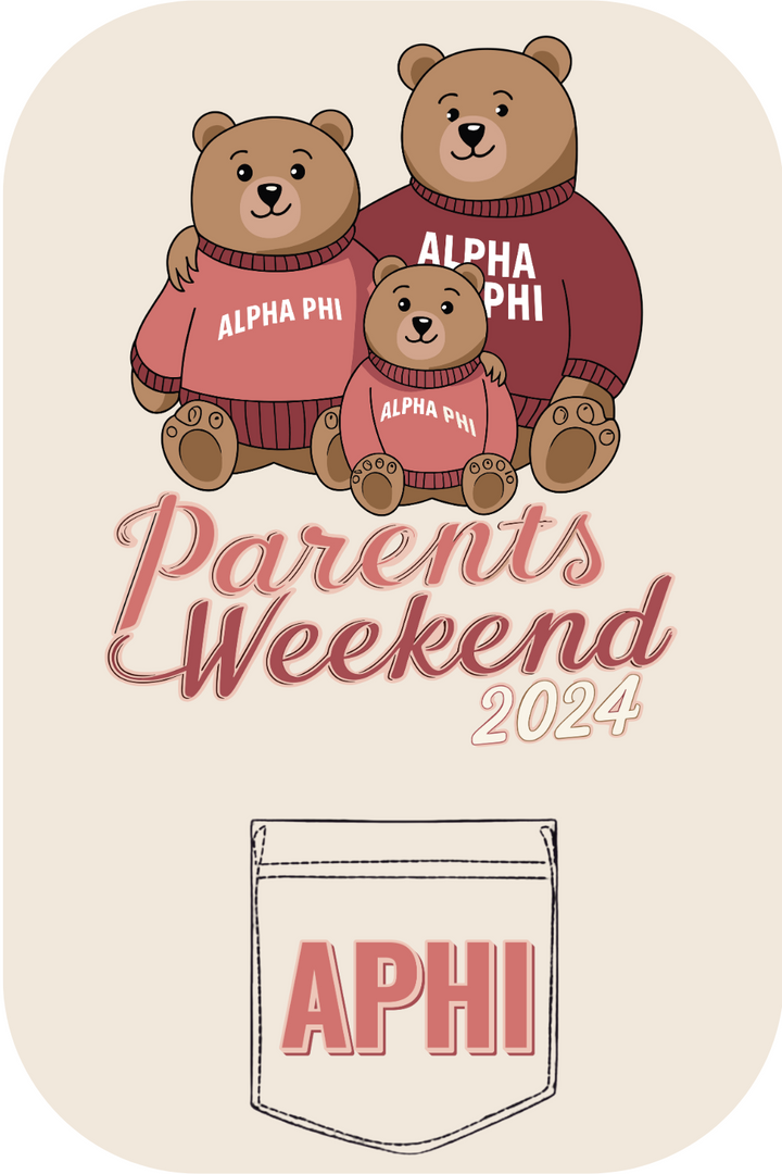 Custom Alpha Phi Parents Weekend