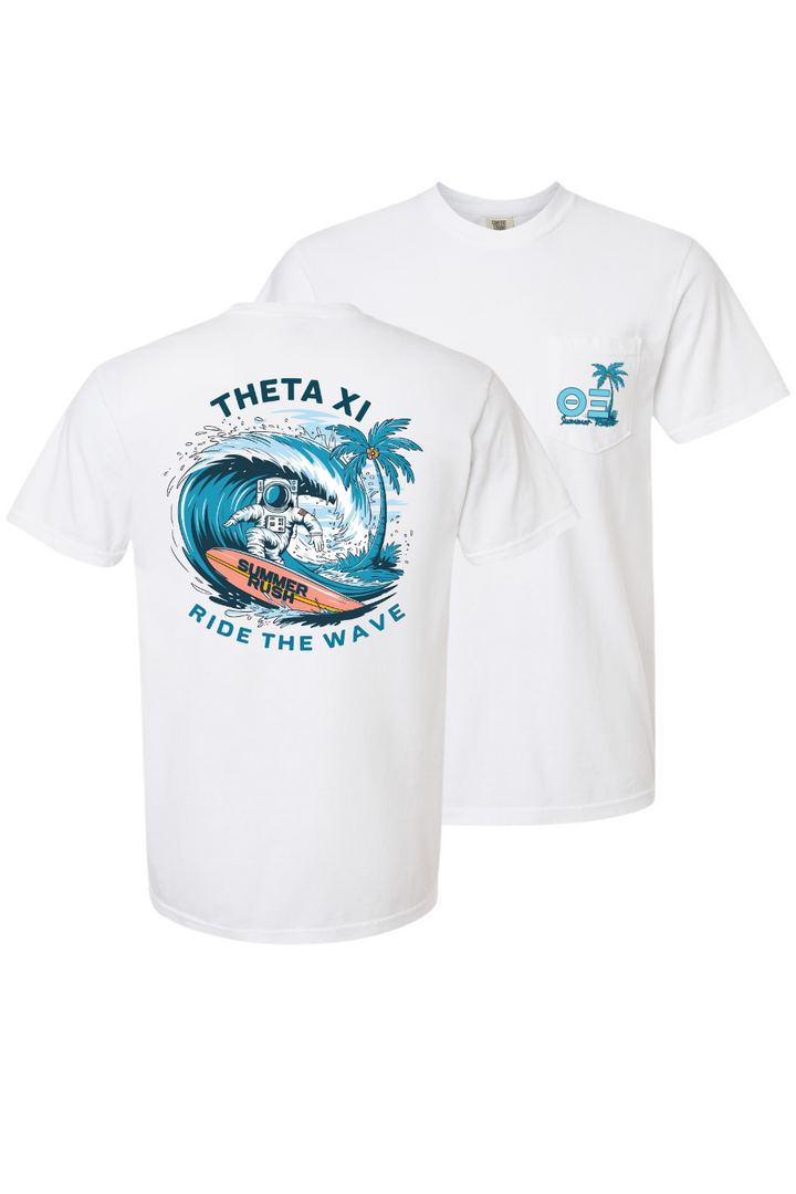 Custom Summer Rush Theta Xi Ride The Wave