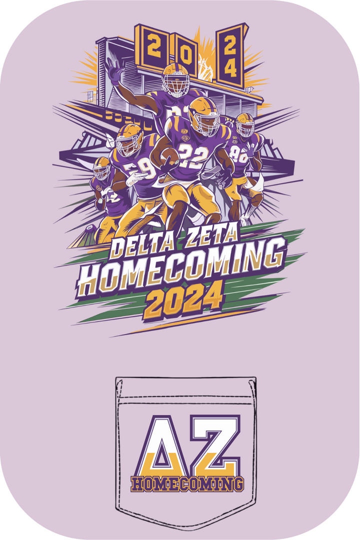 Custom Delta Zeta Homecoming