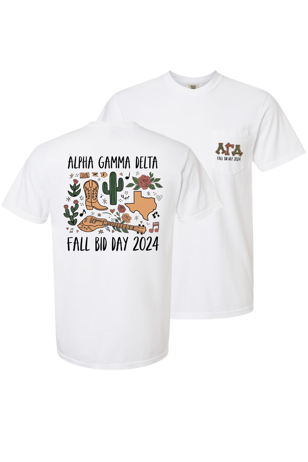 Custom Alpha Gamma Delta Fall Bid Day