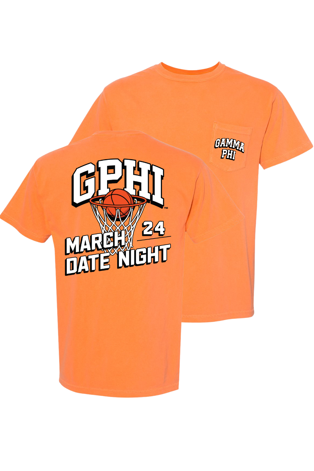 Custom Date Night Gamma Phi Beta Basketball