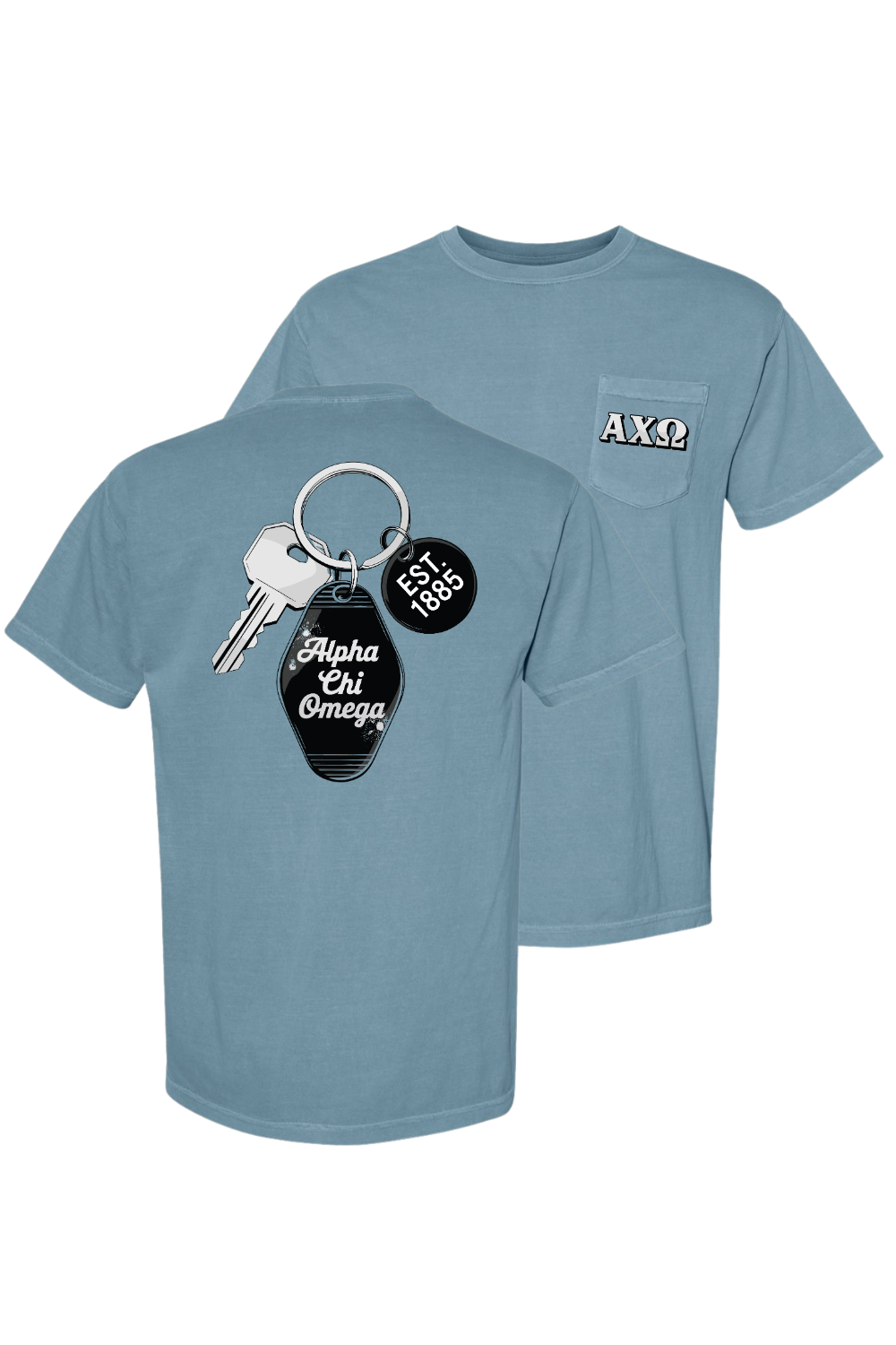 Custom Alpha Chi Omega Key