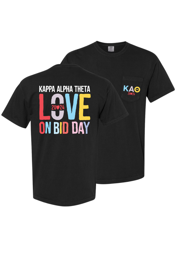 Custom Kappa Alpha Theta Love On Bid Day