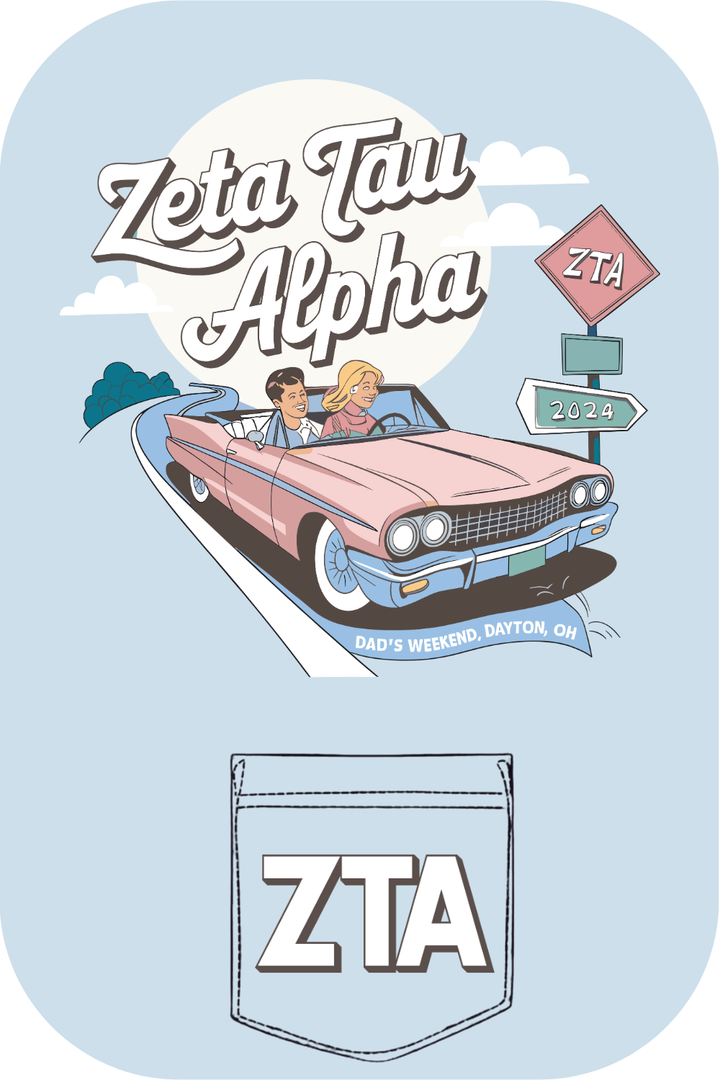 Custom Zeta Tau Alpha Dad's Weekend