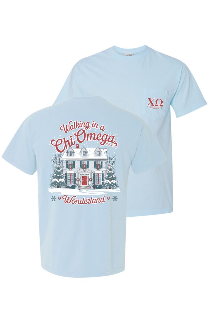 Custom Walking In A Chi Omega Wonderland