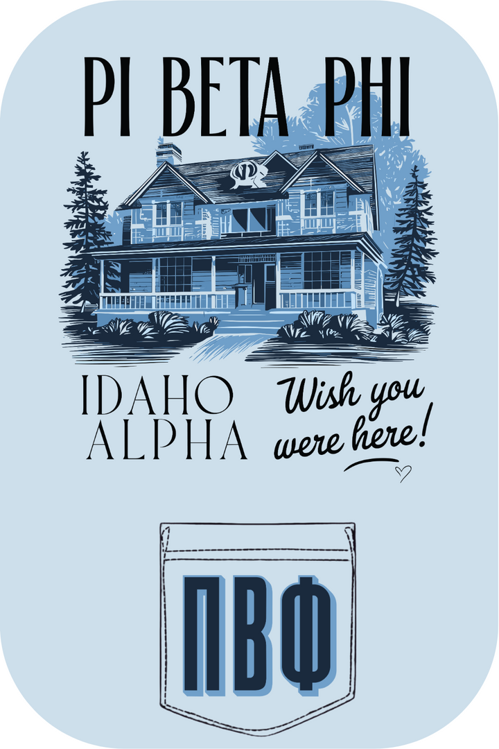 Custom Pi Beta Phi Wish You Were Here