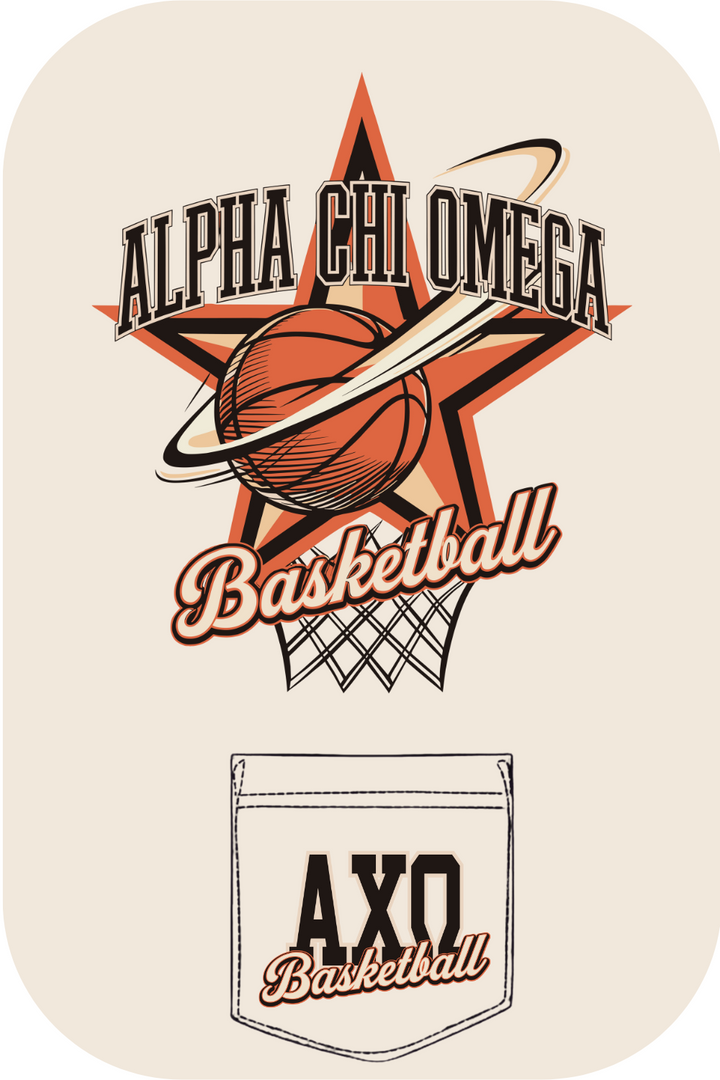 Custom Alpha Chi Omega Basketball