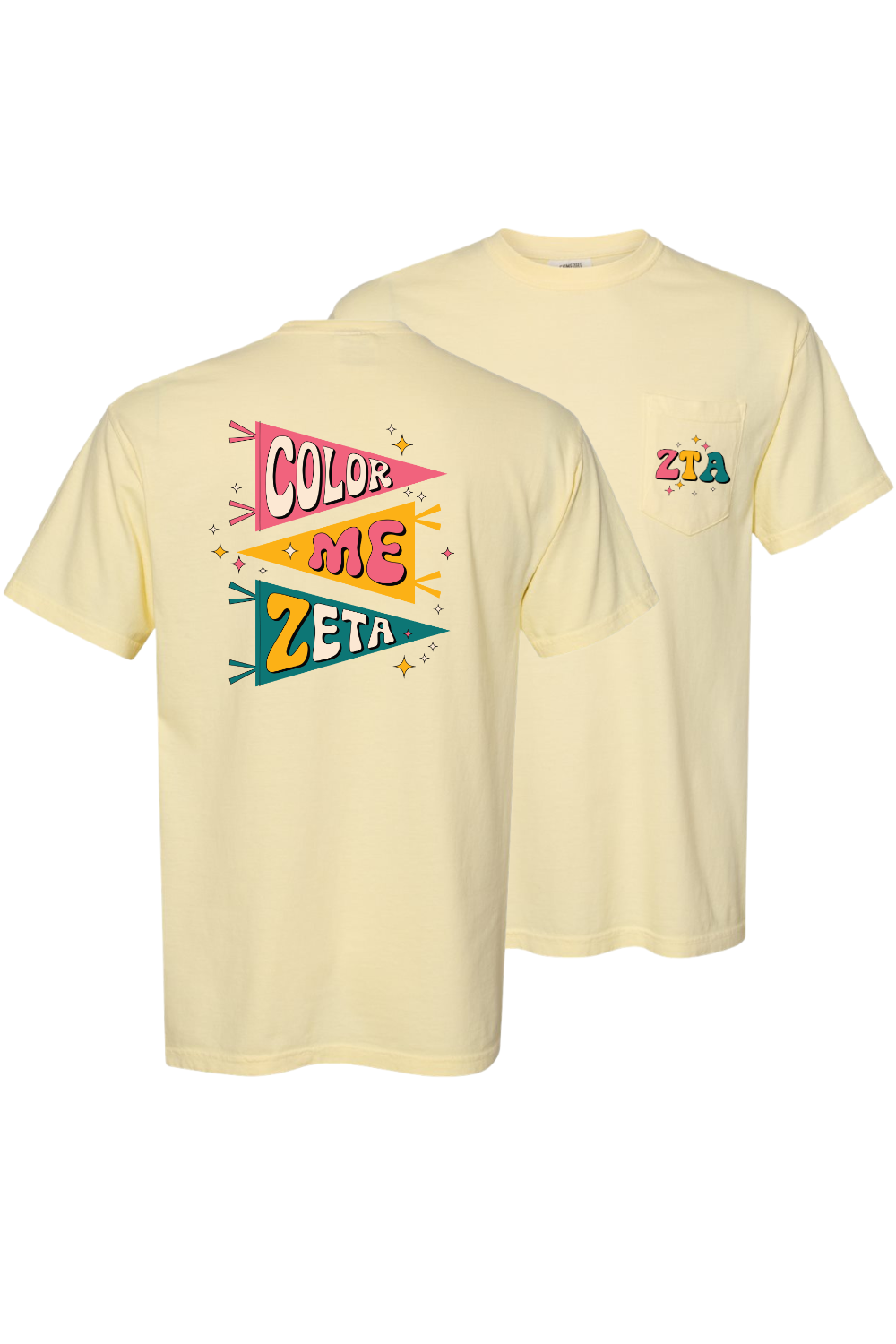 Custom Zeta Tau Alpha Color Me Zeta