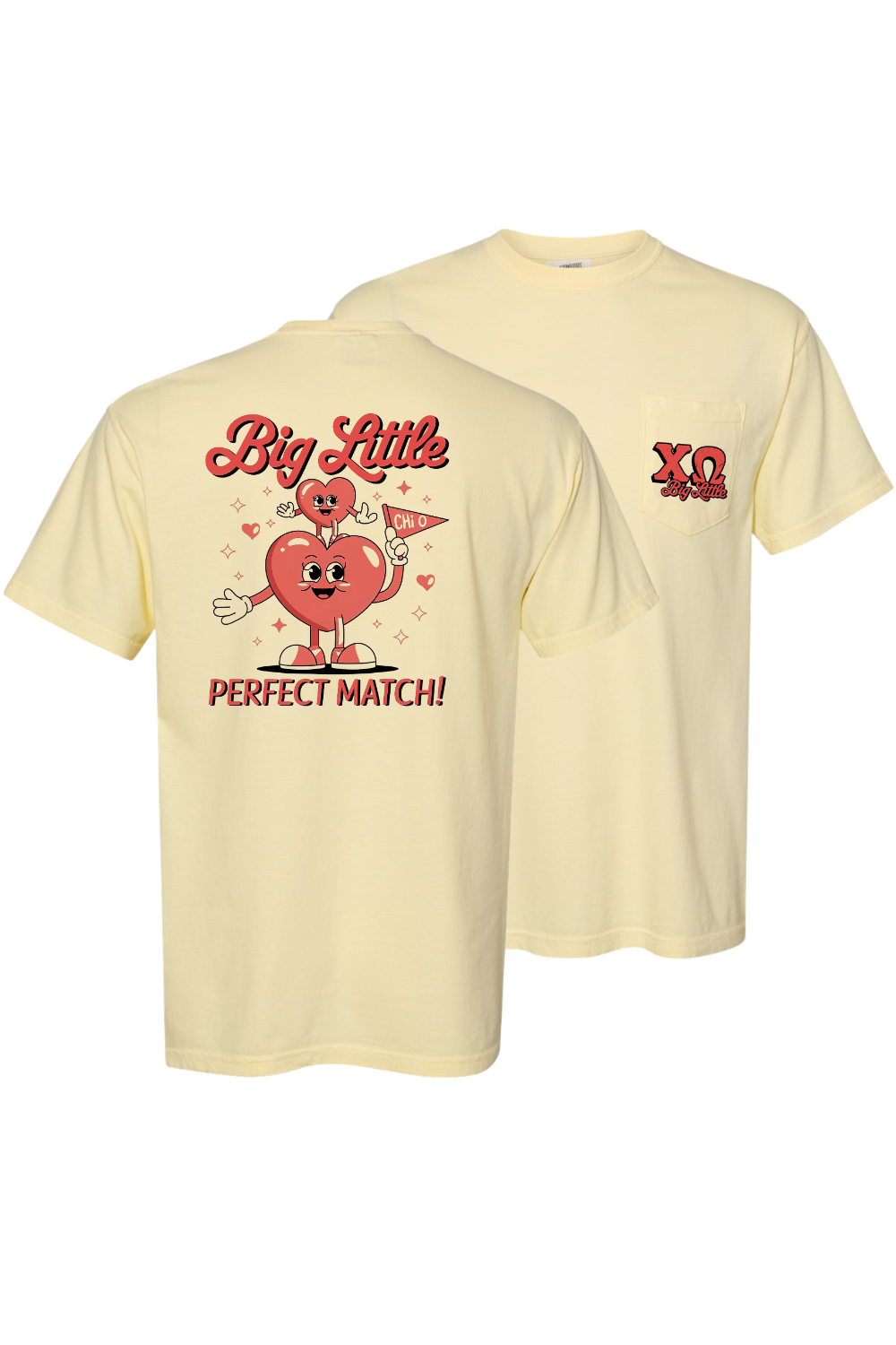 Custom Chi Omega Big Little Perfect Match