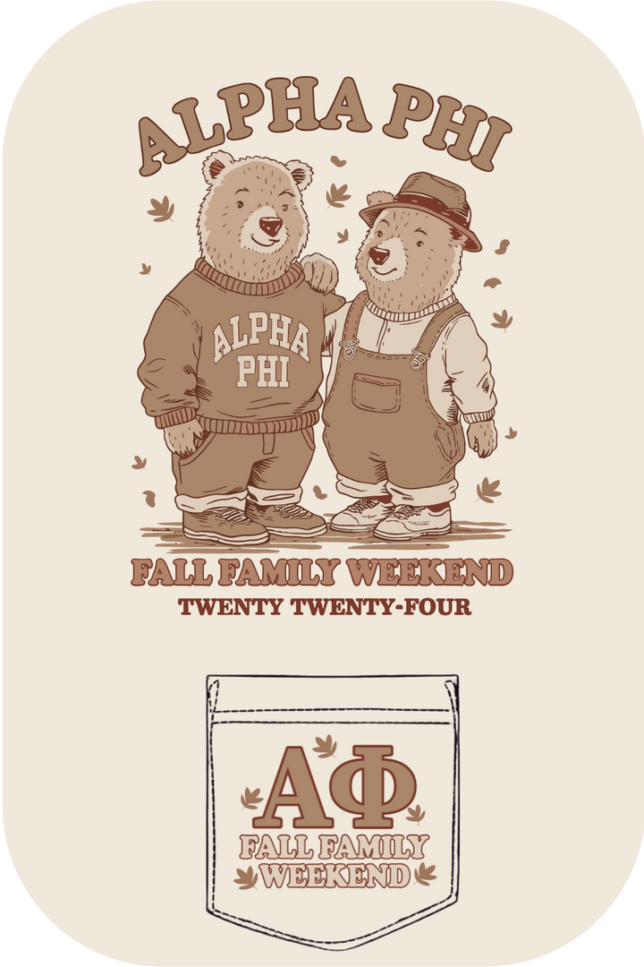 Custom Alpha Phi Fall Family Weekend