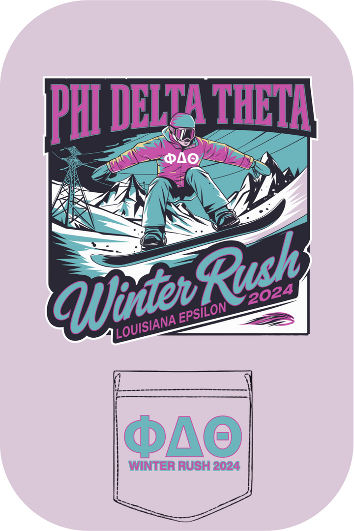 Custom Phi Delta Theta Winter Rush Louisiana Epsilon