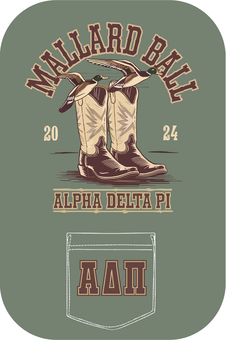 Custom Mallard Ball Alpha Delta Pi