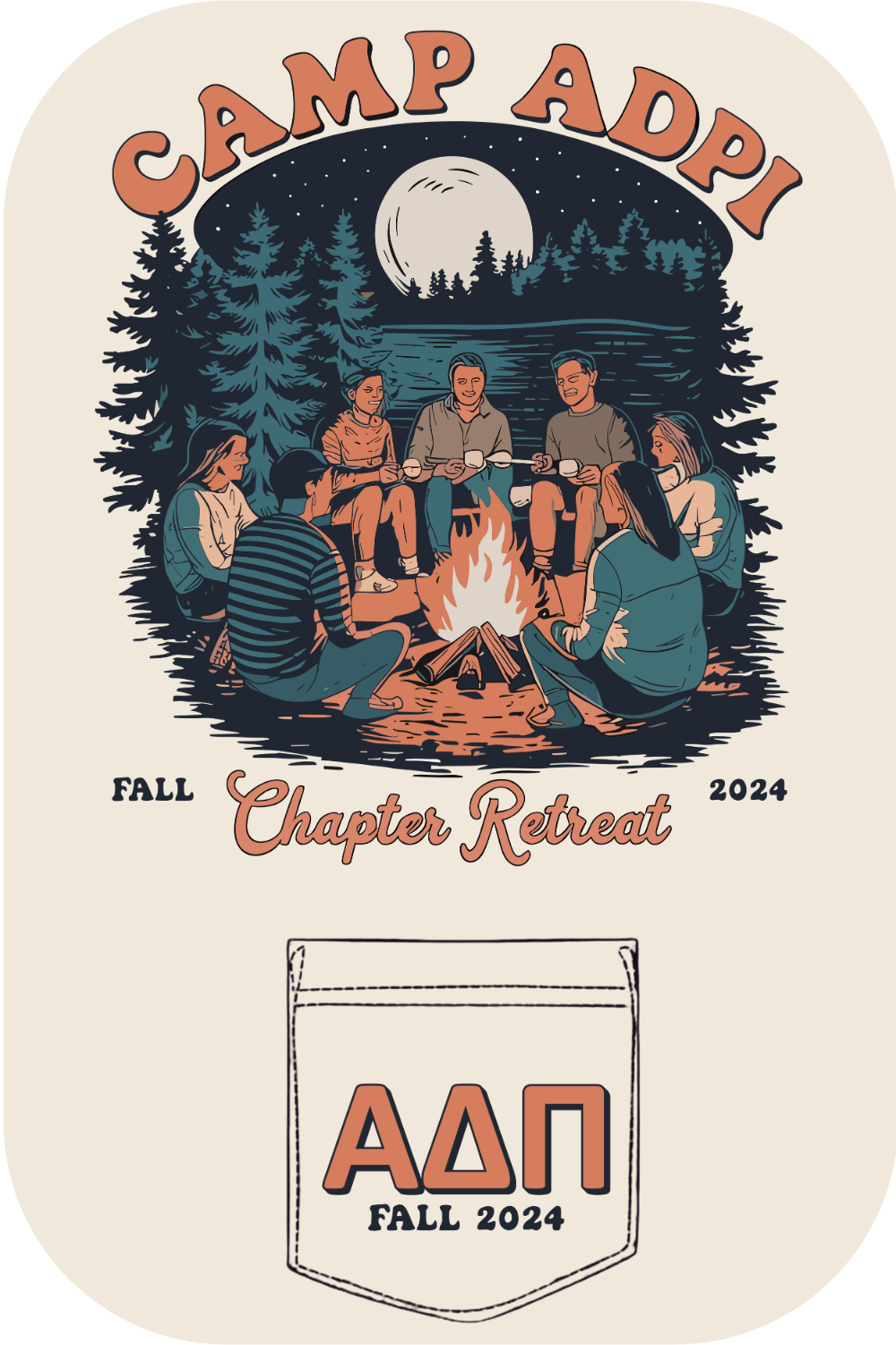 Custom Camp Alpha Delta Pi Fall Chapter Retreat – Kite and Crest