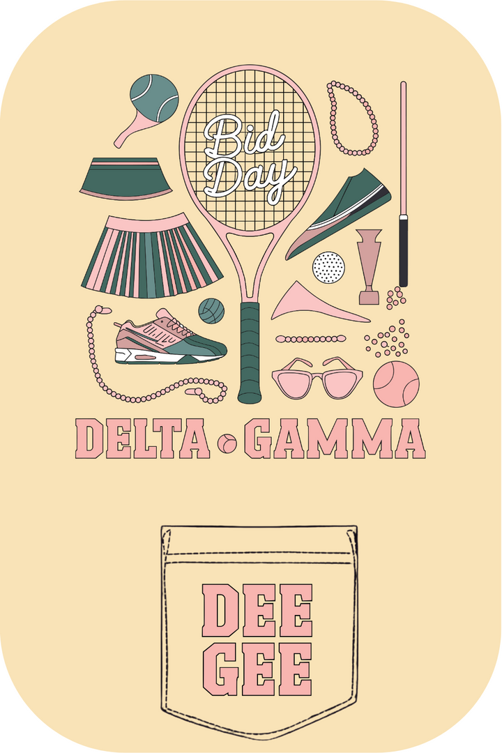 Custom Bid Day Delta Gamma