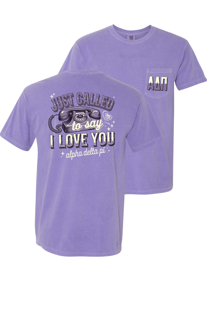 Custom Just Called To Say I Love You Alpha Delta Pi