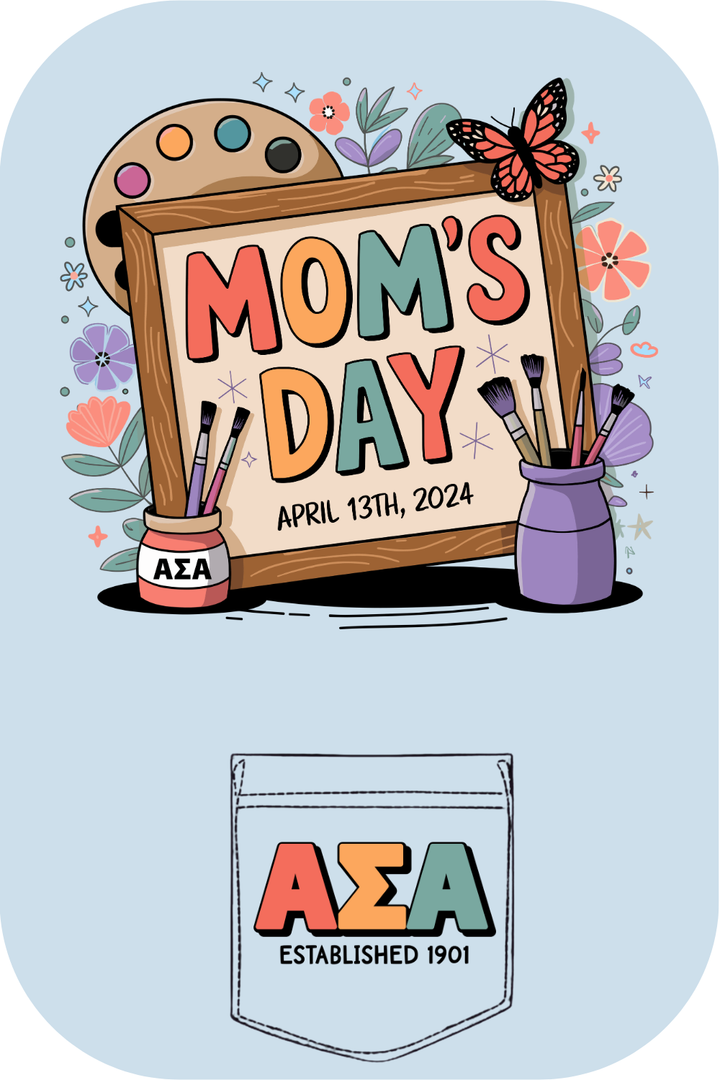 Custom Alpha Sigma Alpha Mom's Day