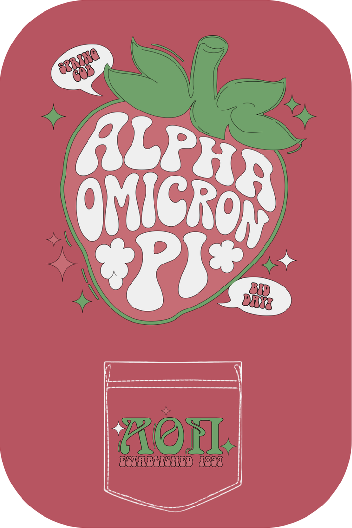 Custom Alpha Omicron Pi Bid Day