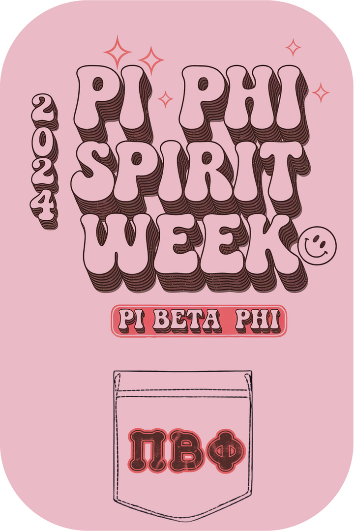 Custom Pi Phi Spirit Week Pi Beta Phi