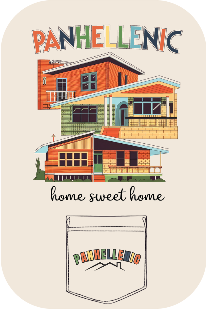 Custom Panhellenic Home Sweet Home