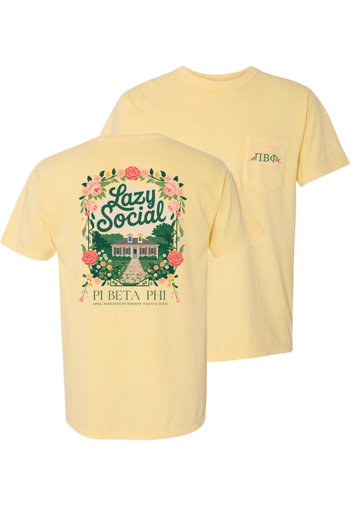 Custom Pi Beta Phi Lazy Social