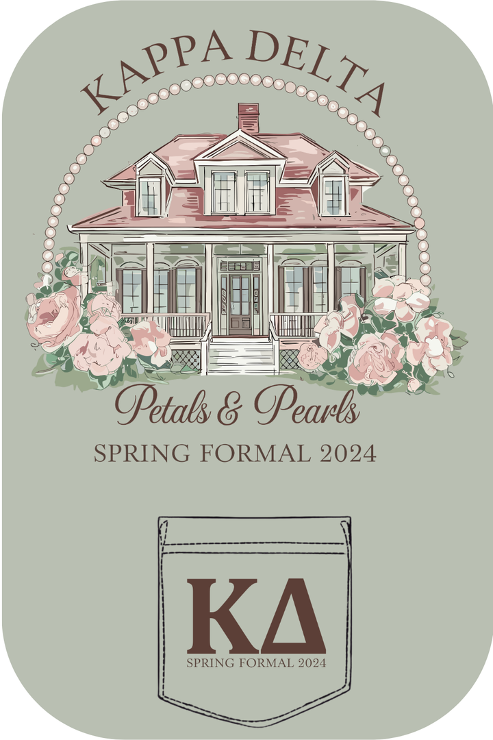 Custom Kappa Delta Petals & Pearls