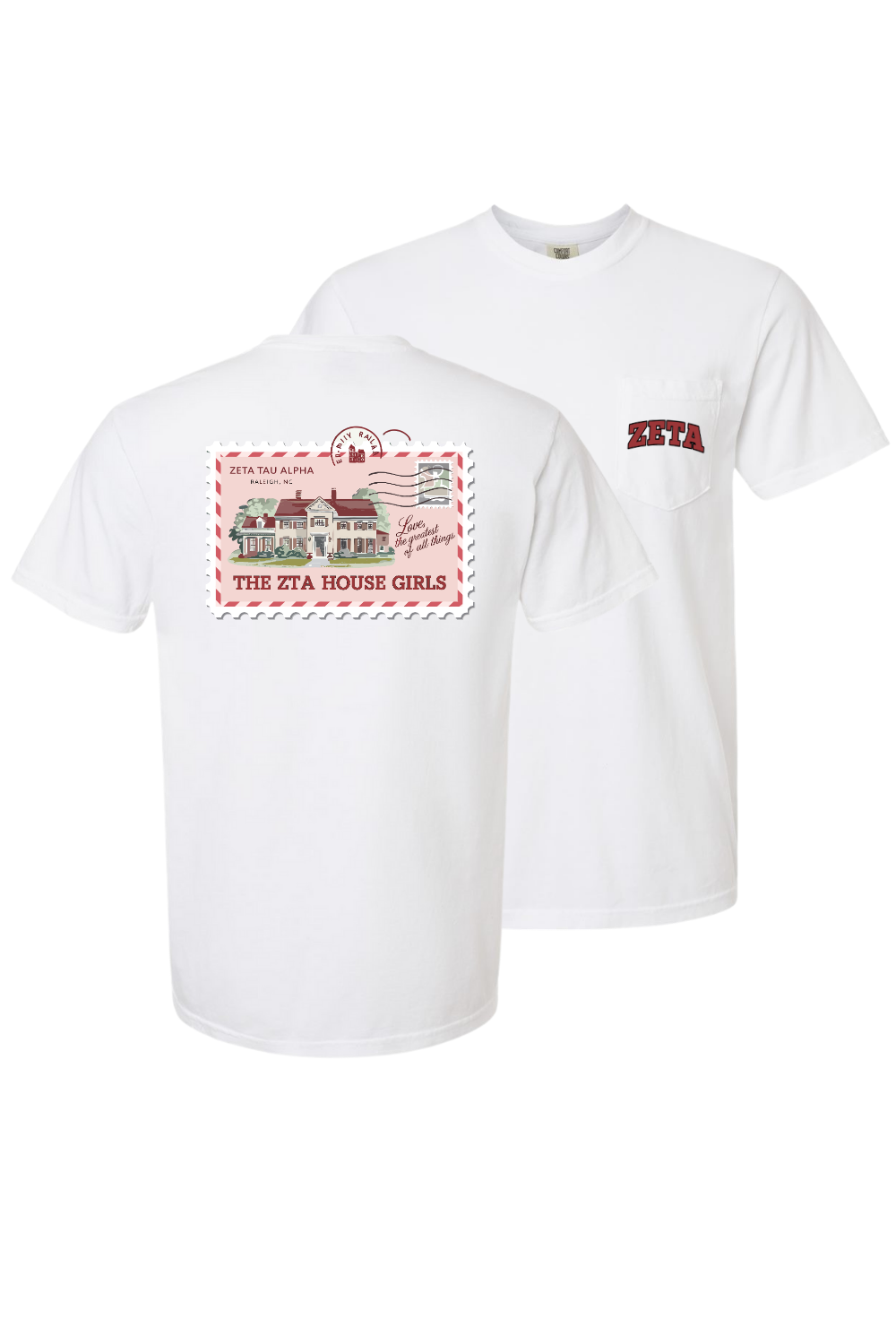Custom Zeta Tau Alpha House Girls
