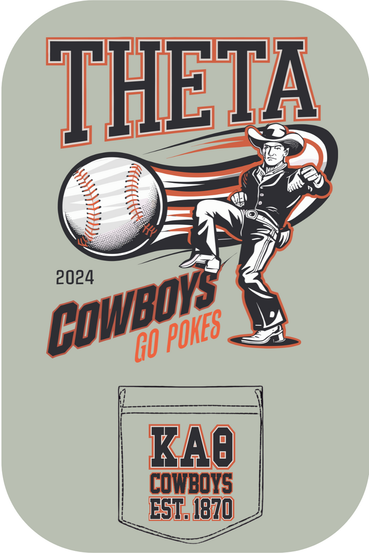 Custom Kappa Alpha Theta Cowboy Go Pokes