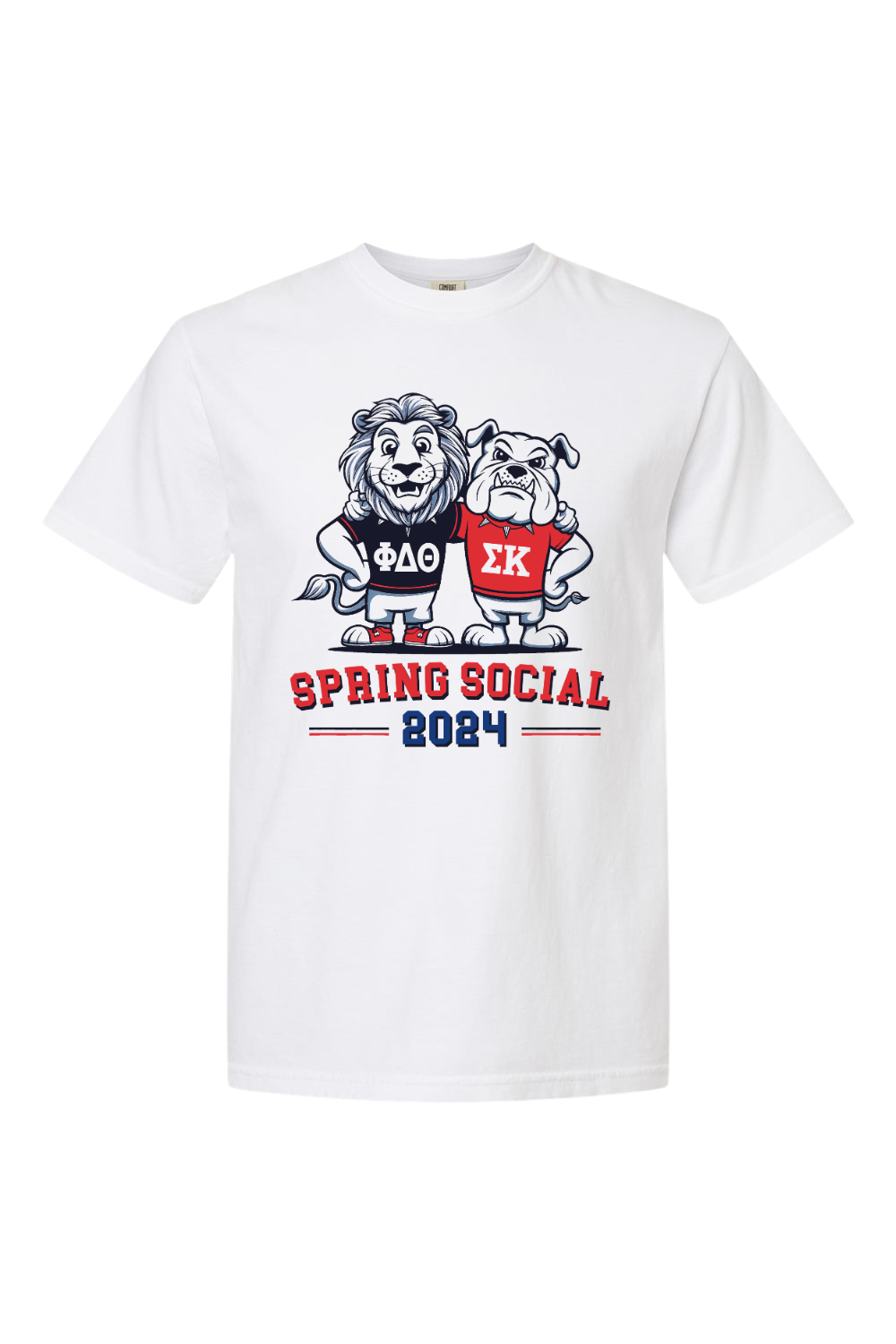 Custom Lion Pitbull Friendship Spring Social