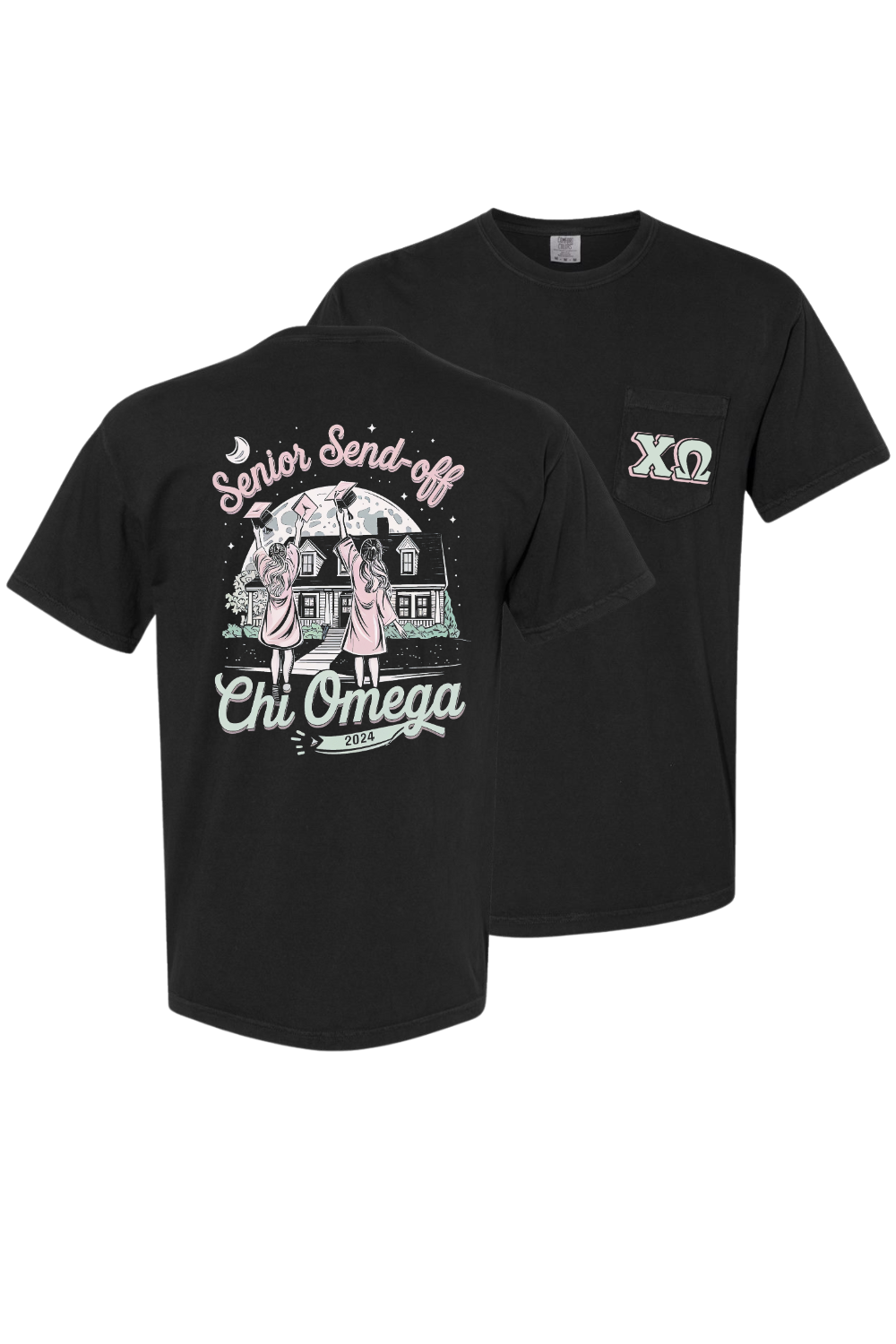 Custom Senior Send Off Chi Omega