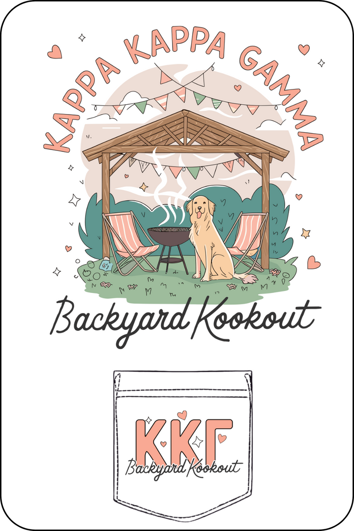 Custom Kappa Kappa Gamma Backyard Kookout