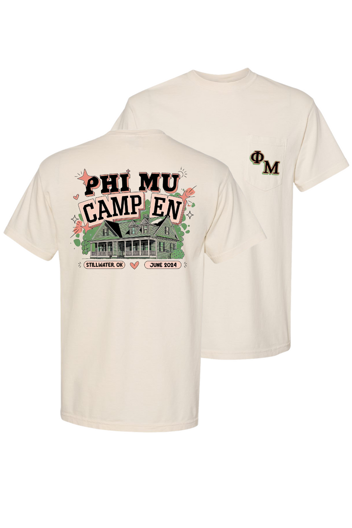 Custom Phi Mu Camp En Wooden House