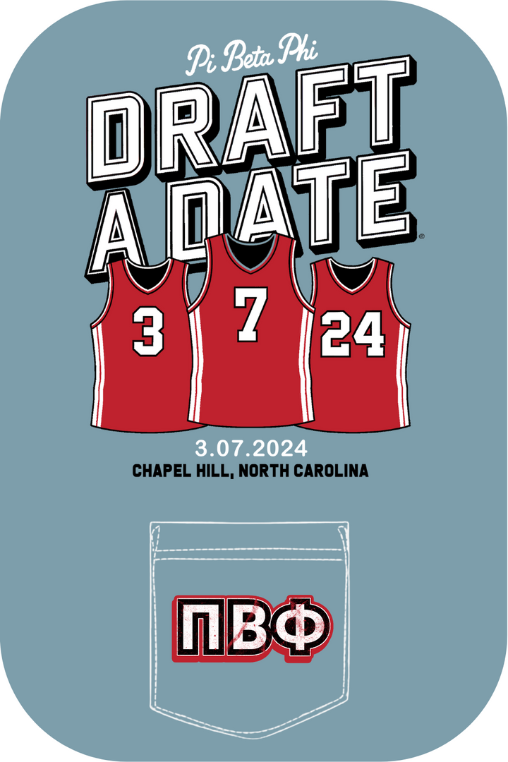 Custom Pi Beta Phi Draft A Date