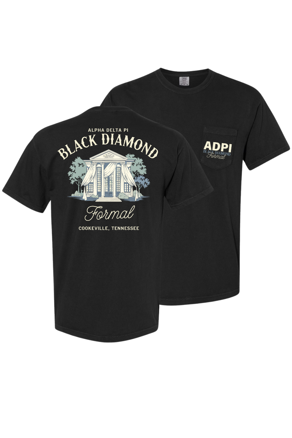 Custom Alpha Delta Pi Black Diamond Formal