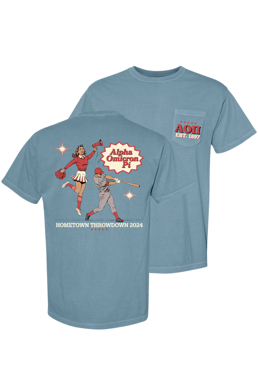 Custom Alpha Omicron Pi Hometown Throwdown