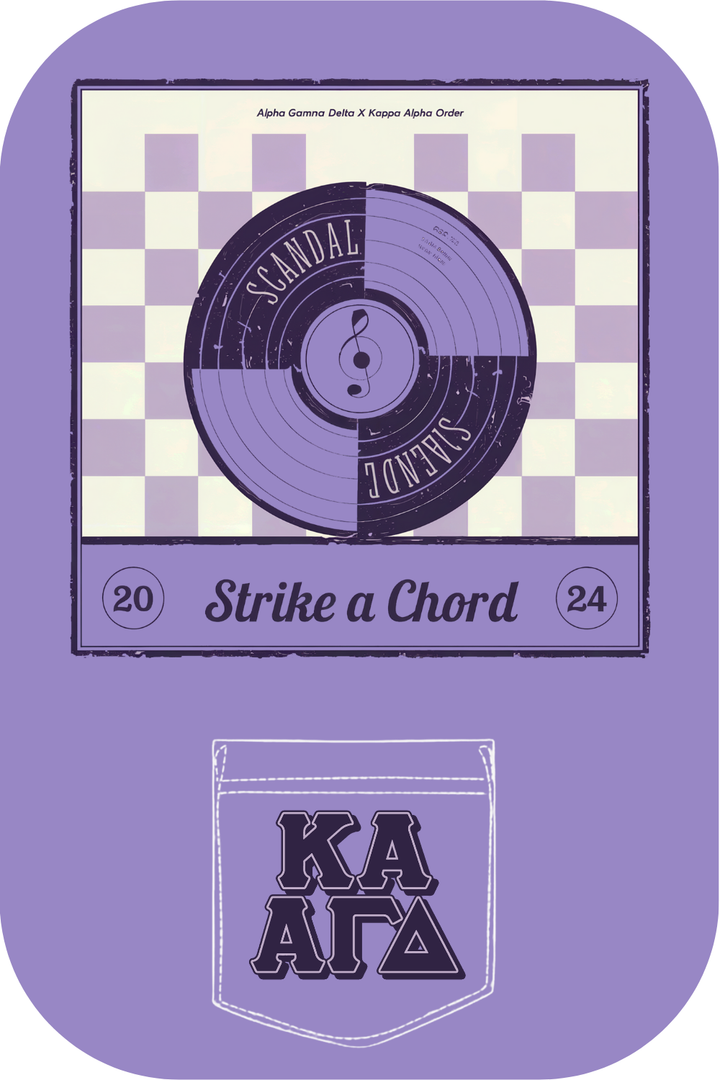 Custom Strike A Chord Kappa Alpha Alpha Gamma Delta