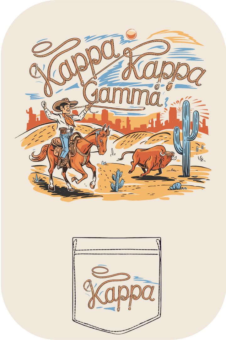 Custom Kappa Kappa Gamma Cowboy