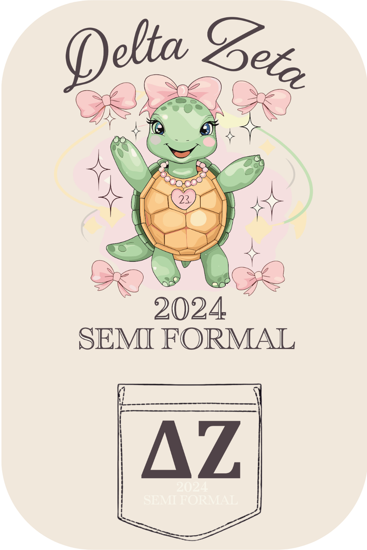 Custom Delta Zeta Semi Formal