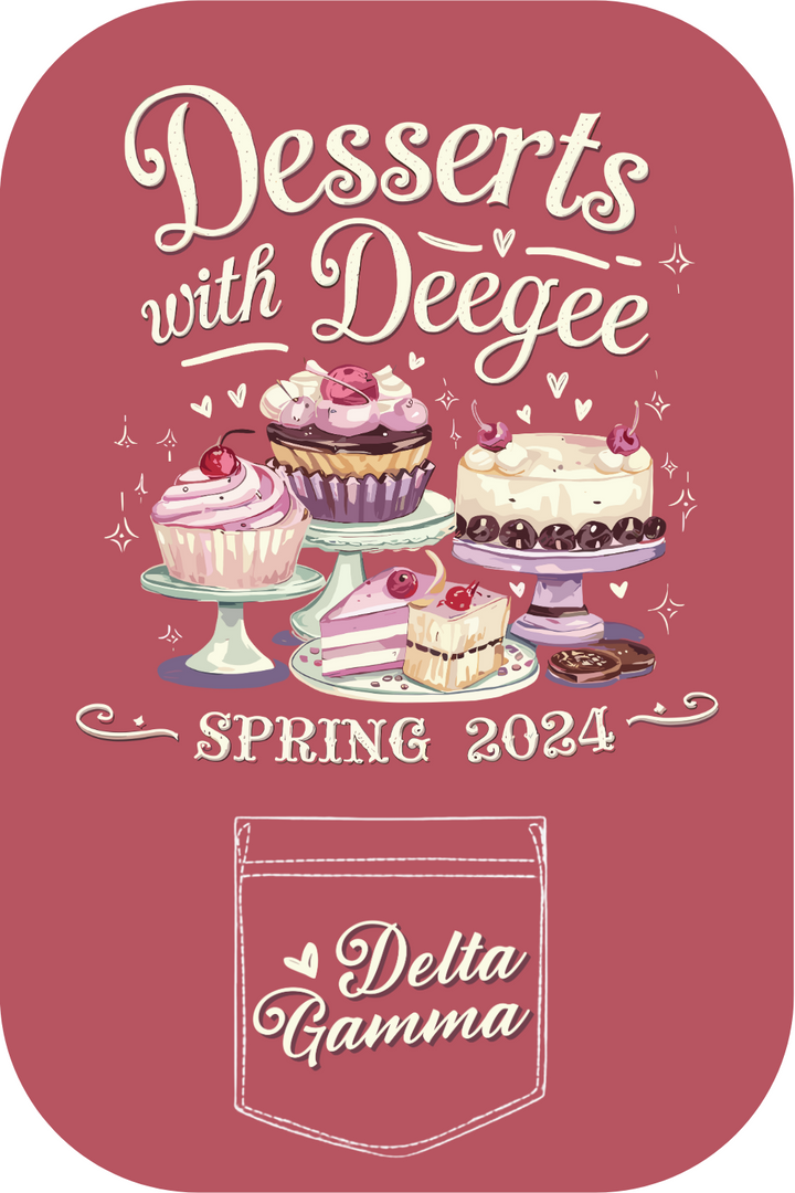 Custom Desserts With Degree Spring Delta Gamma