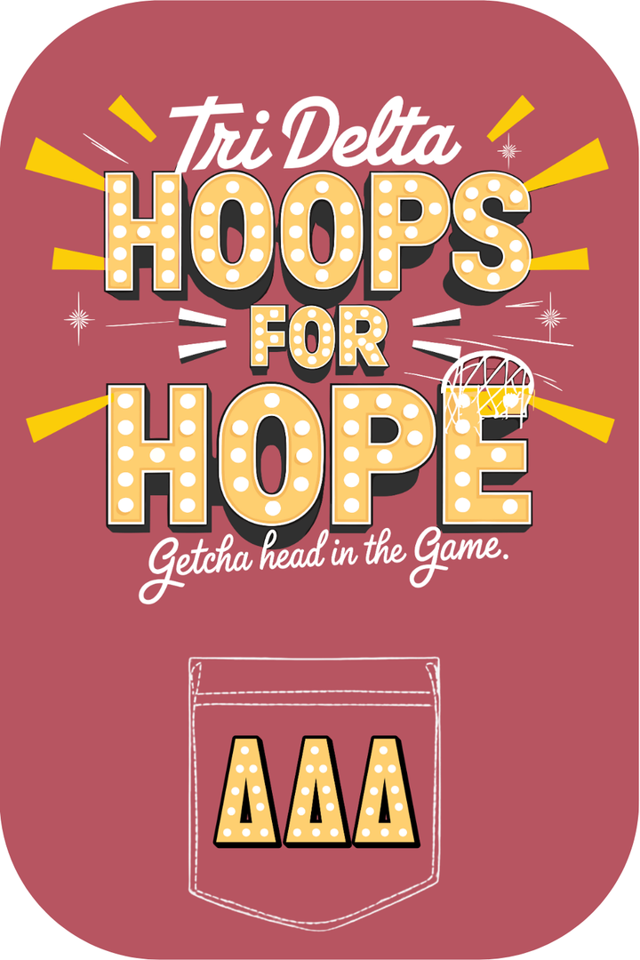 Custom Tri Delta Hoops For Hope