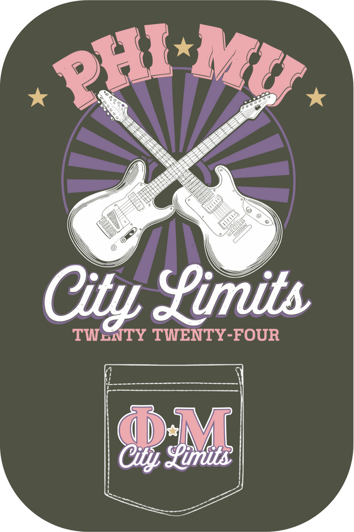 Custom Phi Mu City Limits