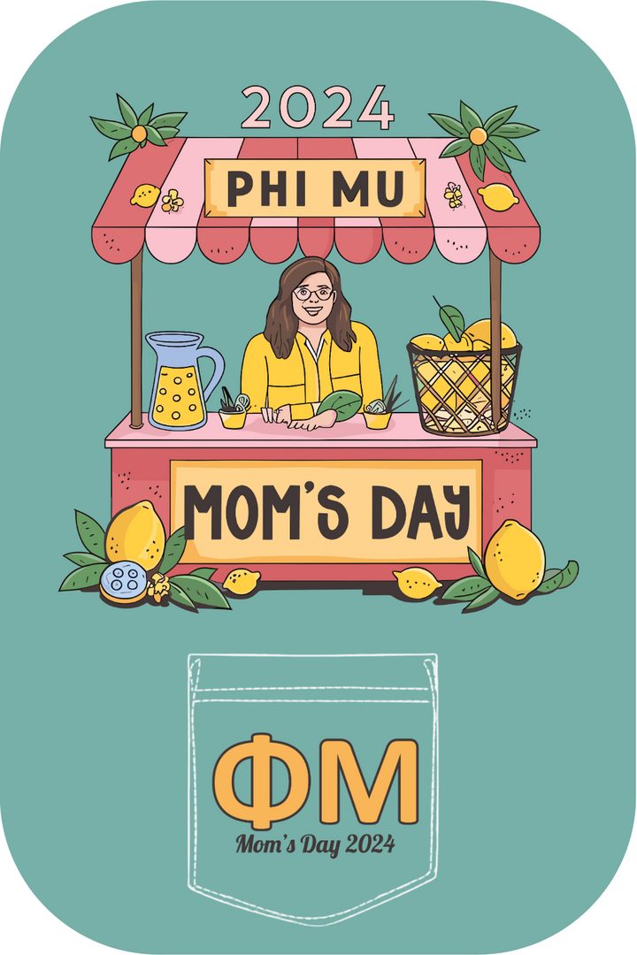 Custom Phi Mu Mom's Day