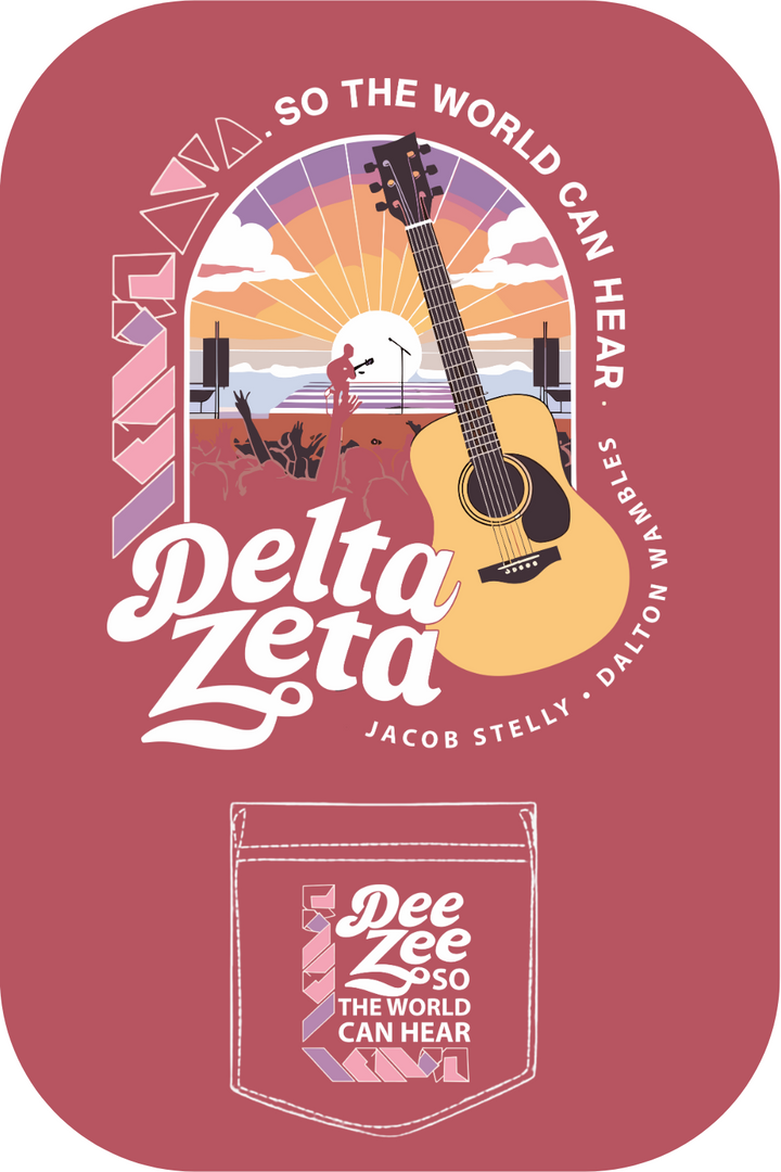 Custom So The World Can Hear Delta Zeta