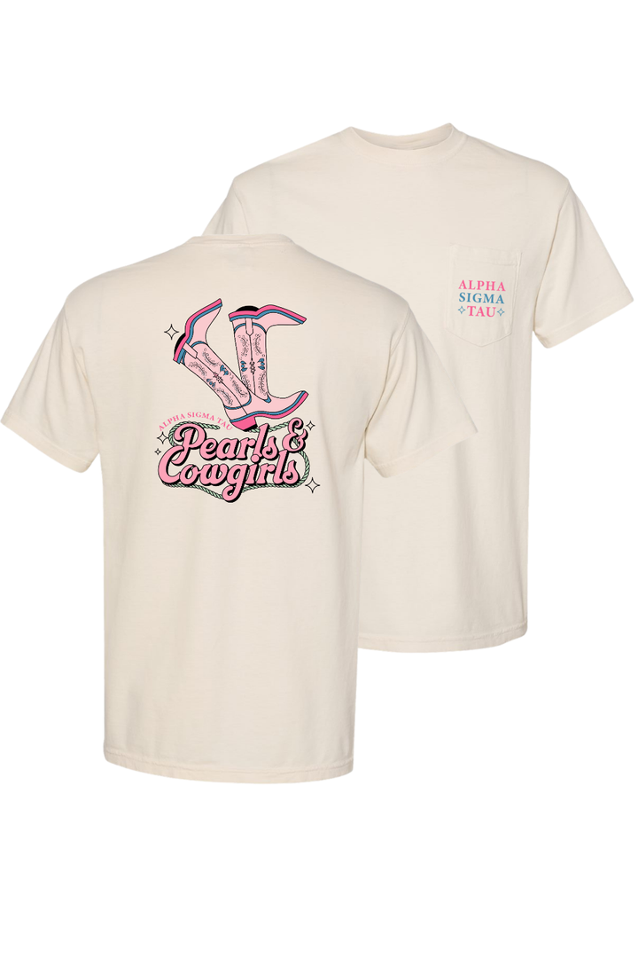 Custom Alpha Sigma Tau Pearls & Cowgirls