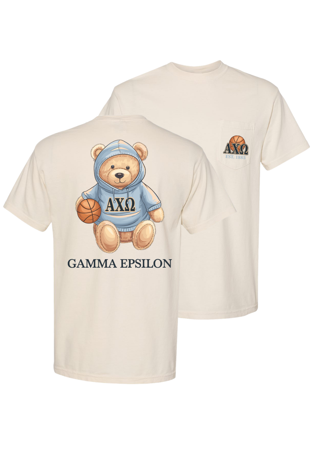 Custom Gamma Epsilon Teddy Bear